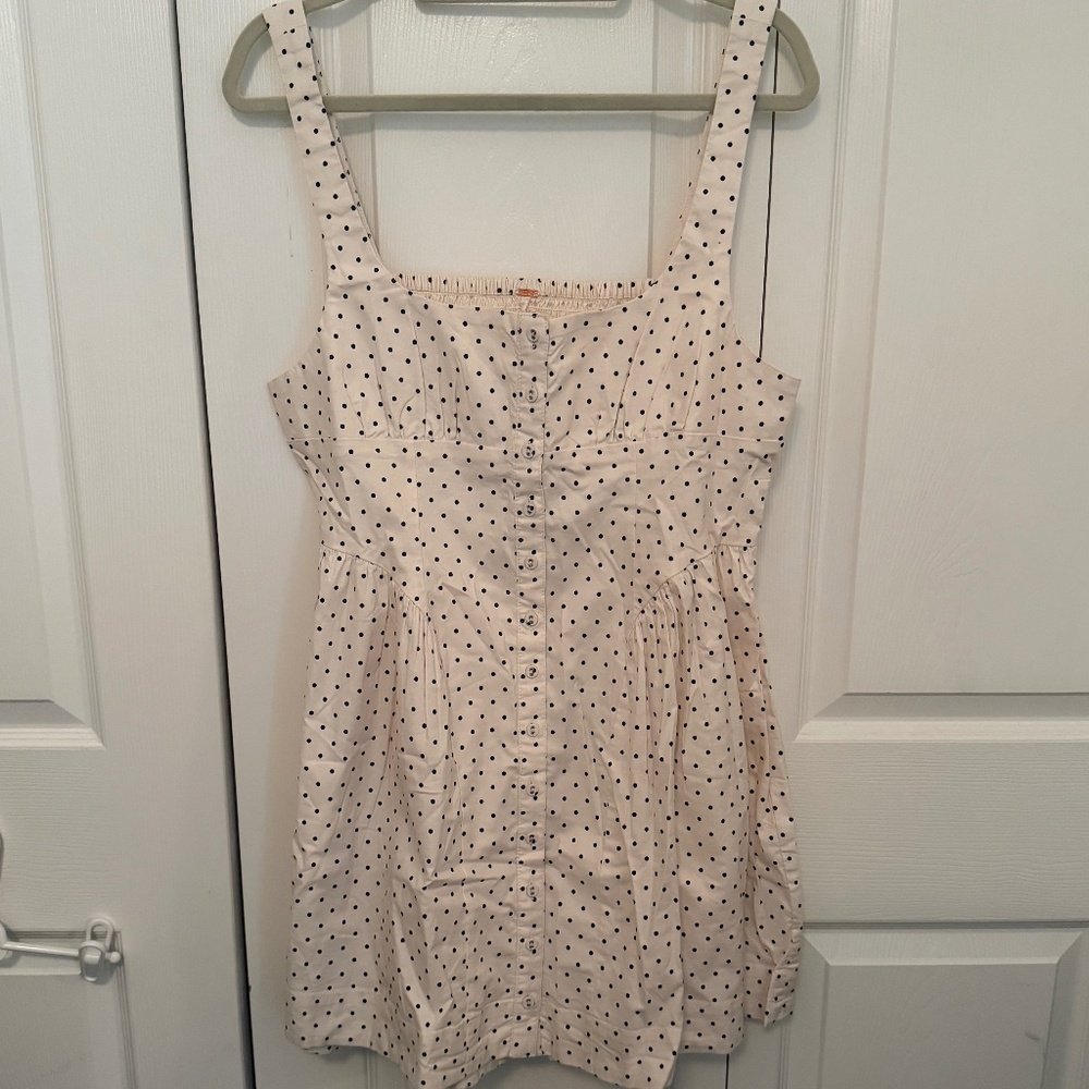 NWT Free People Polka Dot Astrid Mini Dress